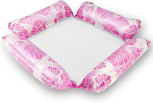 Miniatura 9 de Flotadores de piscina para adultos, flotador de verano, hamaca de agua inflable para adultos Azul marino - Flotadores de piscina,Blue Navy Leaves -