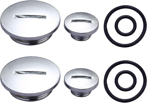 Stylemafia Two Set Of Quad Engine Stator Side Cover Caps W/Seals 50cc 70cc 90cc 110cc 125cc Compatible with ATV BMS Roketa Taotao SunL Coolster