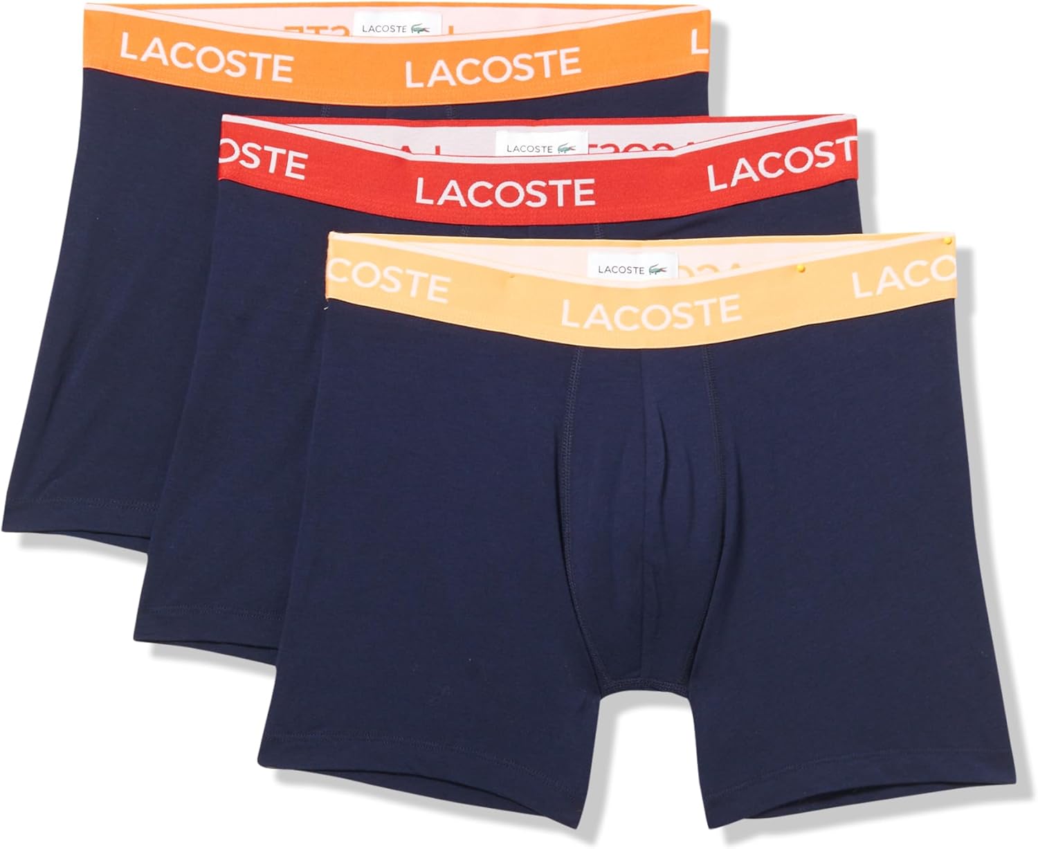 Lacoste Men's 3 Pack Boxer Briefs