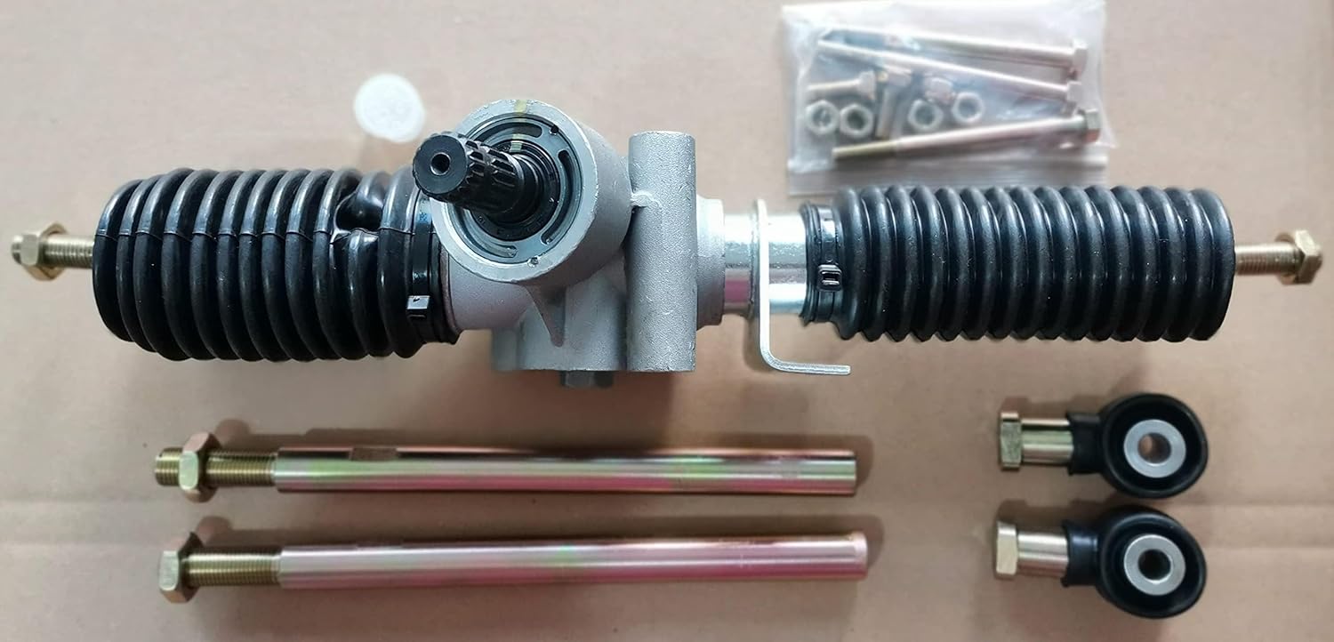 Steering Gear Box Rack and Pinion Assembly 1824165 with Upgraded Tie Rod Ends 7061189 Replacement for 2016 Polaris RANGER 570 Midsize & ETX EV UTV