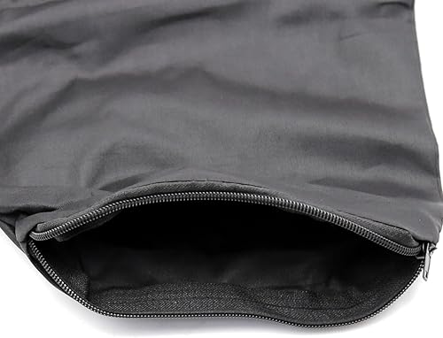 Miniatura 3 de 2 bolsas de recolección de polvo modelo 255 con cremallera y soporte ajustable con cable, bolsas colectoras de polvo negro para sierra ingletadora,