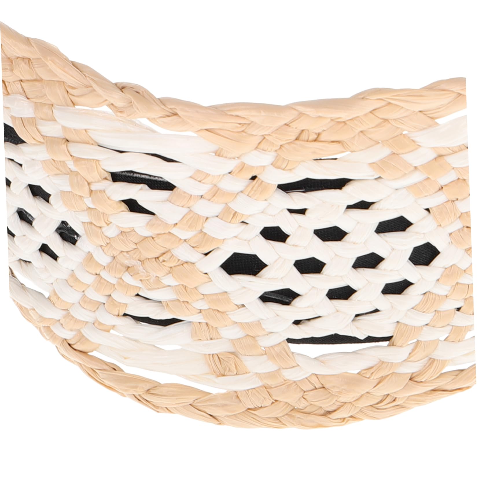 CALLARON Bandeau Large en Raphia Tissé pour Femmes, Accessoire Cheveux Vintage Beige, Style Bohème Élégant, pour Tenues de Plage et Occasions Diverses