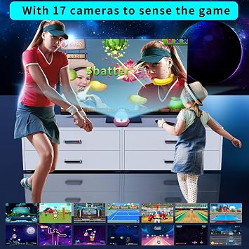 YRPRSODF Dance Mat for Kid & Adult, Double Dance Mats for TV, Electronic Dance Pad Game with Camera, Exercise Dance Game for TV,Plug and Play Dancing Mat for Family Games, Xmas Birthday Gifts Ideas