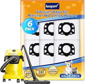 Per Karcher WD2 Wet Dry Aspirapolvere Sacchetto Filtro - Foto 6