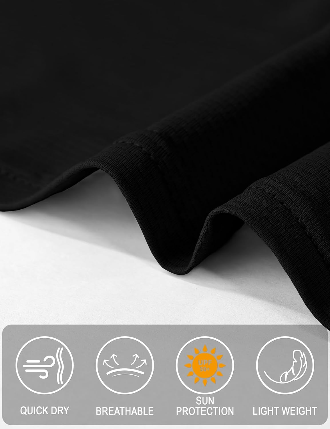 FOREYOND Womens Plus Size UPF 50+ Sun Protection Jacket Lightweight Zip Up Hoodie Cooling Long Sleeve Sun Shirts Workout - Image 5