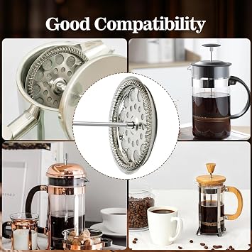 9-Piece French Press Filter Replacements Set