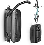 monTEK Swivel Bike Wall Mount, Bike Hangers for Garage, Space-Saving Vertical Bike Rack, Sturdy Bike Storage Rack Holds Up to 66lbs, Easy to Install, Black