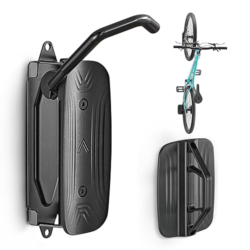 monTEK Swivel Bike Wall Mount, Bike Hangers for Garage, Space-Saving