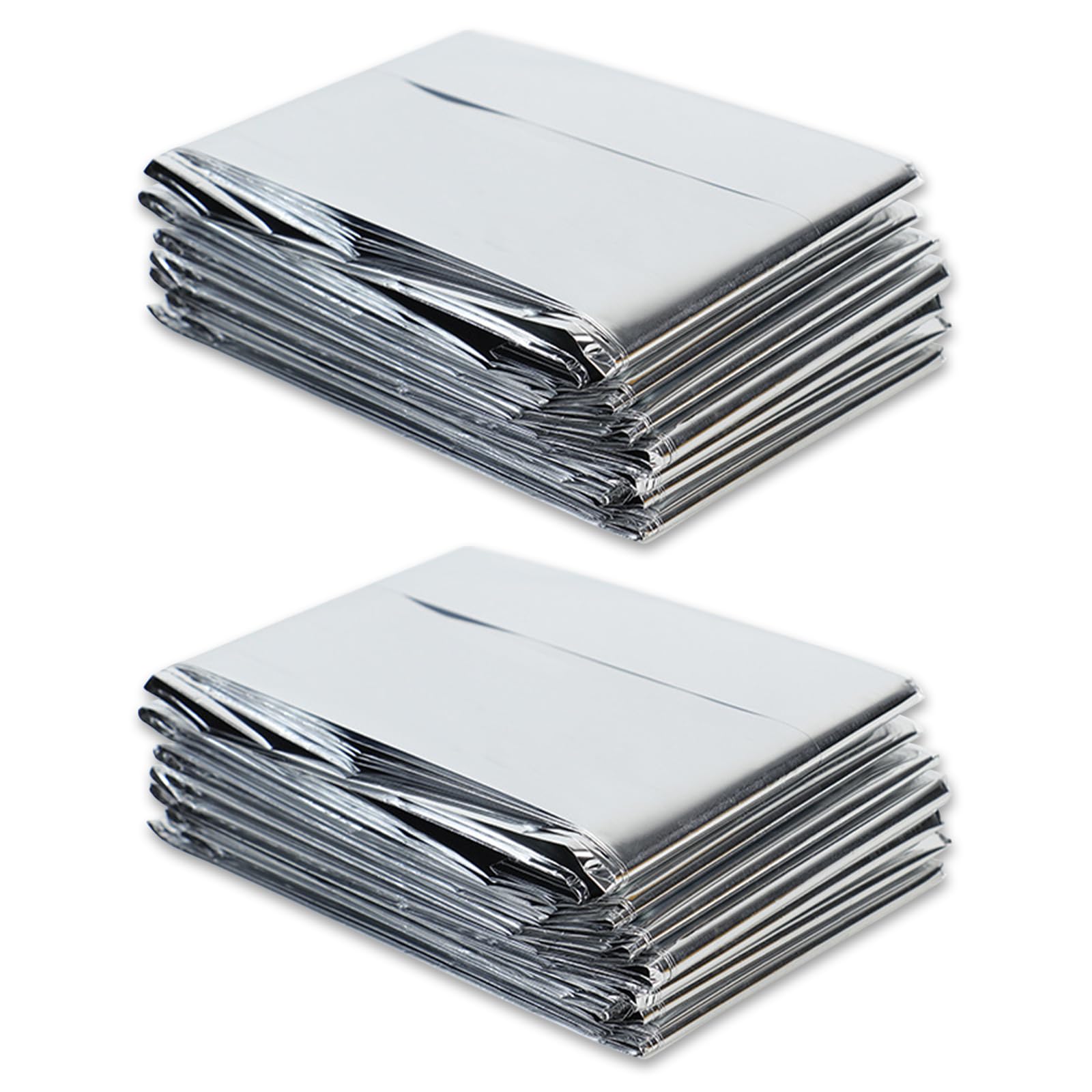 2 Pcs Plant Reflective Mylar Film, 82.6 x 55.1 Inch High Silver Plant Reflective Film, Garden Greenhouse Covering Foil Sheets for Plant Growth/First Aid/Marathon/Camping/Outdoor Survival