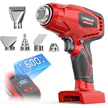 LIVOWALNY Cordless Heat Gun Compatible with Milwaukee 18V Battery