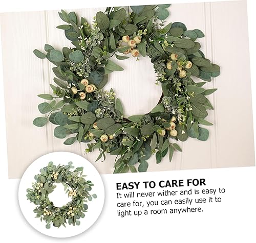 Miniatura 9 de IMIKEYA Guirnalda artificial de moda para puerta, decoración de corona, corona creativa, decoración de ventana, guirnalda de Halloween, decoración