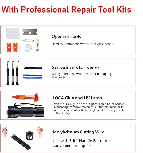 Miniatura 5 de Reemplazo de pantalla para Samsung Galaxy S22, pantalla de repuesto para Galaxy S22 Series 6.1 pulgadas, kit de reparación de pantalla con adhesivo
