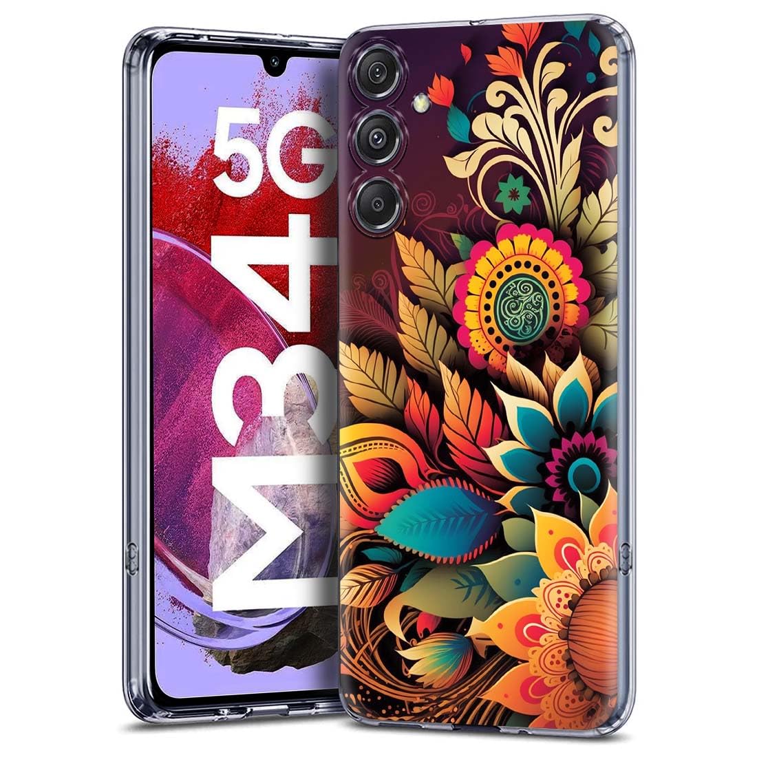 Fashionury Designer Printed Soft Silicone Back Case Cover for Samsung