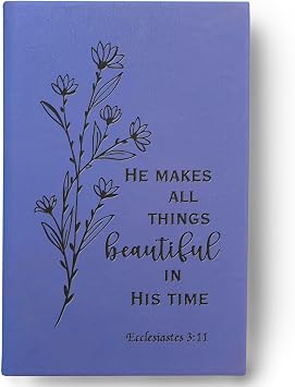 STARKENBURG COMPANY Custom Prayer Journal, Bible Study Journal, Daily Prayer Bible Journal, Prayer Journal for Women men, Bible Accessories Bible Study Supplies