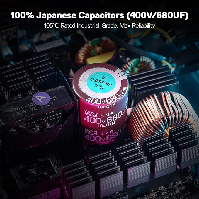 Fuente Redragon 850W 80+ Gold ATX 3.1 PCIe 5.1 Modular miniatura 3