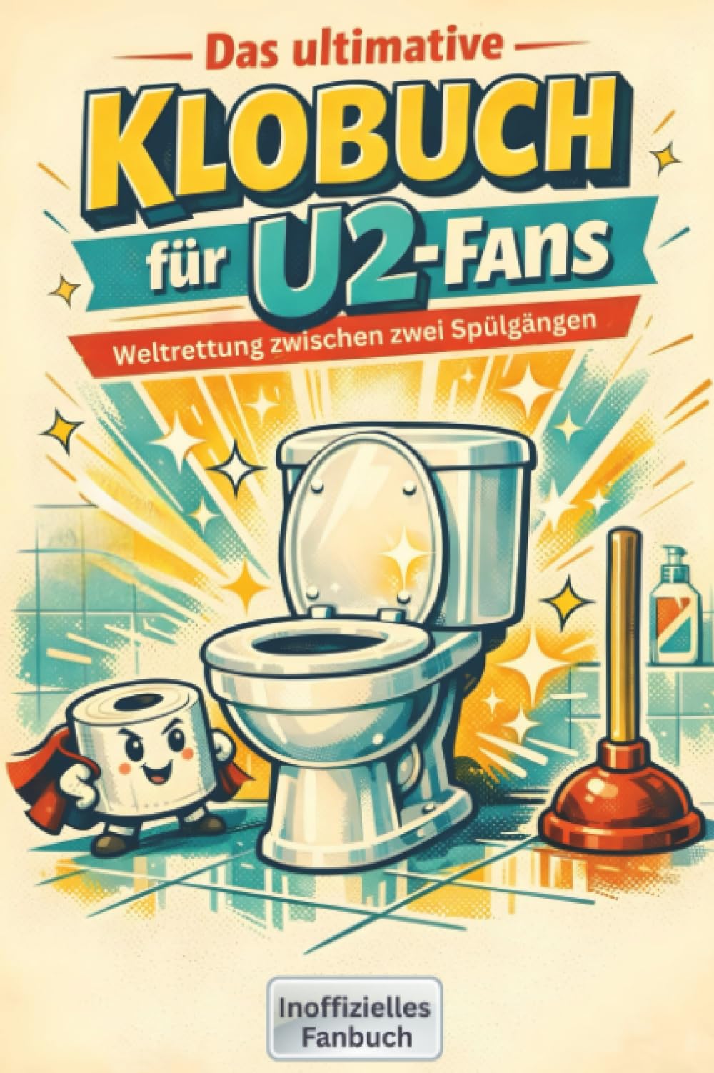 Das ultimative Klobuch für U2-Fans: Weltrettung zwischen zwei Spülgängen. Lustiges Geschenk mit Lifehacks, Fun Facts und Geschichten