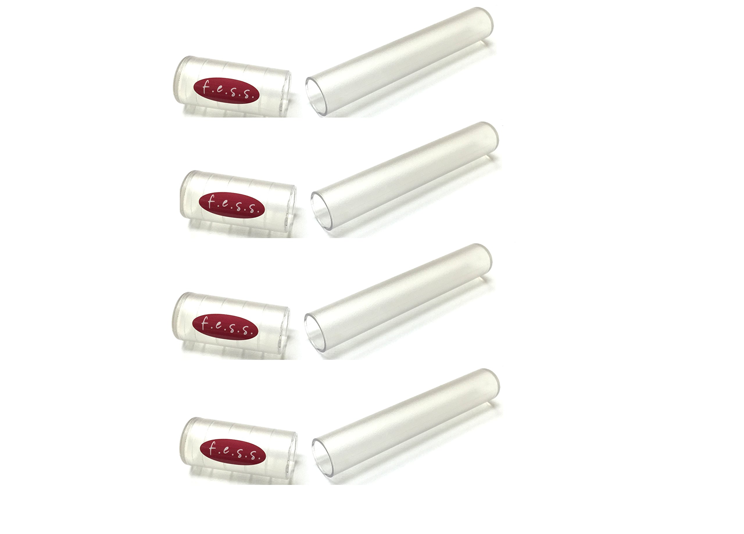 F.e.s.sClear Telescoping Airtight Travel Tubes Humidor for Cigars (4)