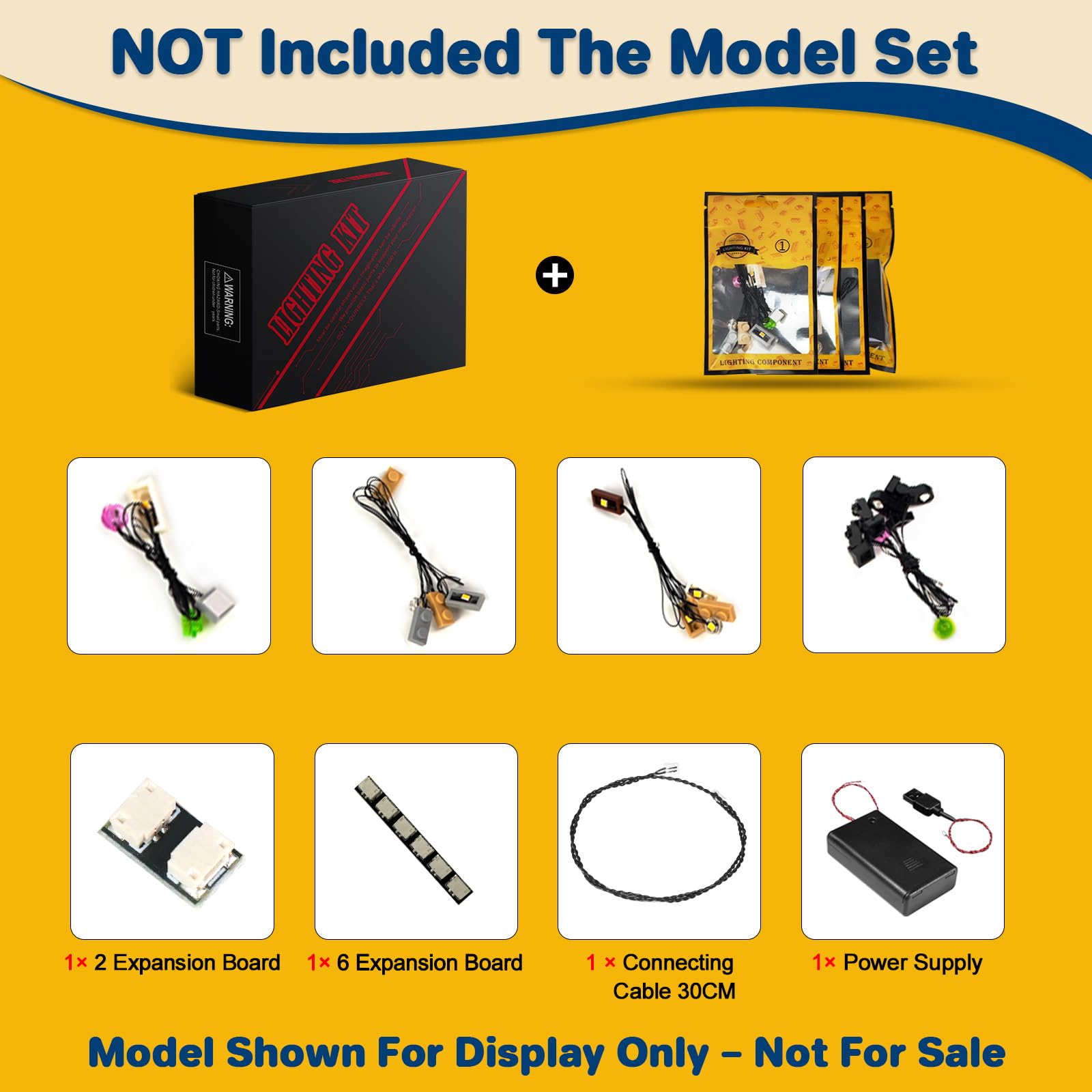 LocoLee Led Light Set Compatible with Lego 21359 Italian Riviera Led Decoration Lighting Kit Compatible with Lego 21359 Building Blocks Model,Only Lights Set,No Model - Image 3