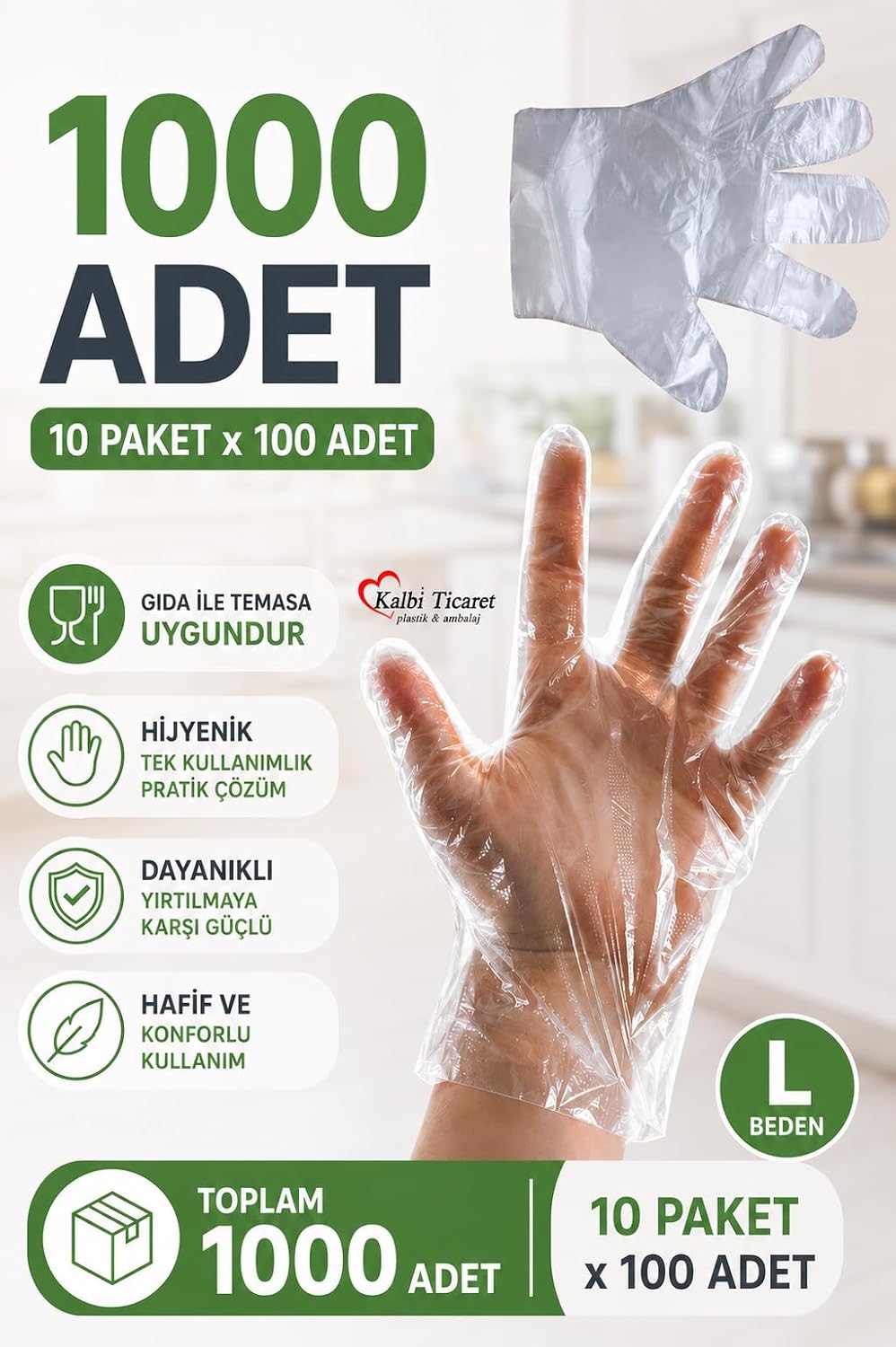 Transparent Gloves 1000 Pieces Rustle Bag Use Gloves Horse Disposable Gloves