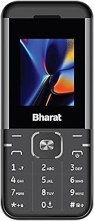 JioBharat K1 Karbonn 4G Keypad Phone with JioTV, JioHotstar, JioSoundPay, JioSaavn, Long Lasting Battery, LED Torch, Digital Camera | Black & Grey | Locked for JioNetwork
