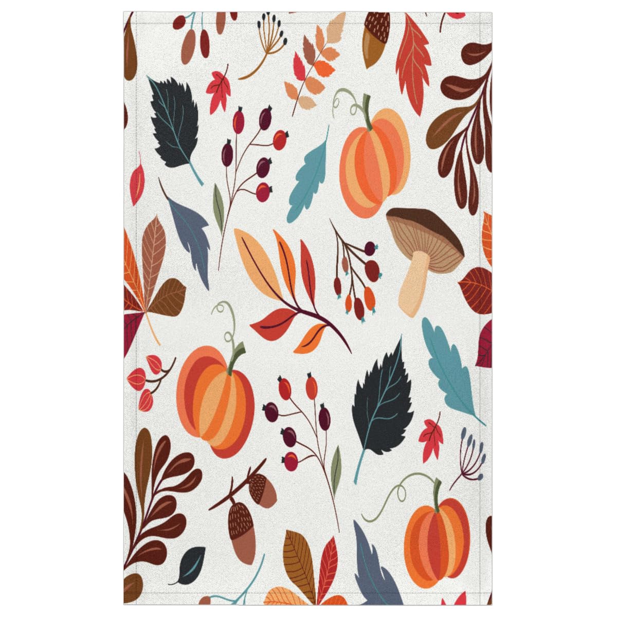 Arquiel Autunno Uccelli Foglia D'Acero Set di 2 Strofinacci Cucina Strofinacci Cotone 100% Assorbente Canovacci Cucina Decorazione Regali di Vacanza 48 Cm X 70 Cm