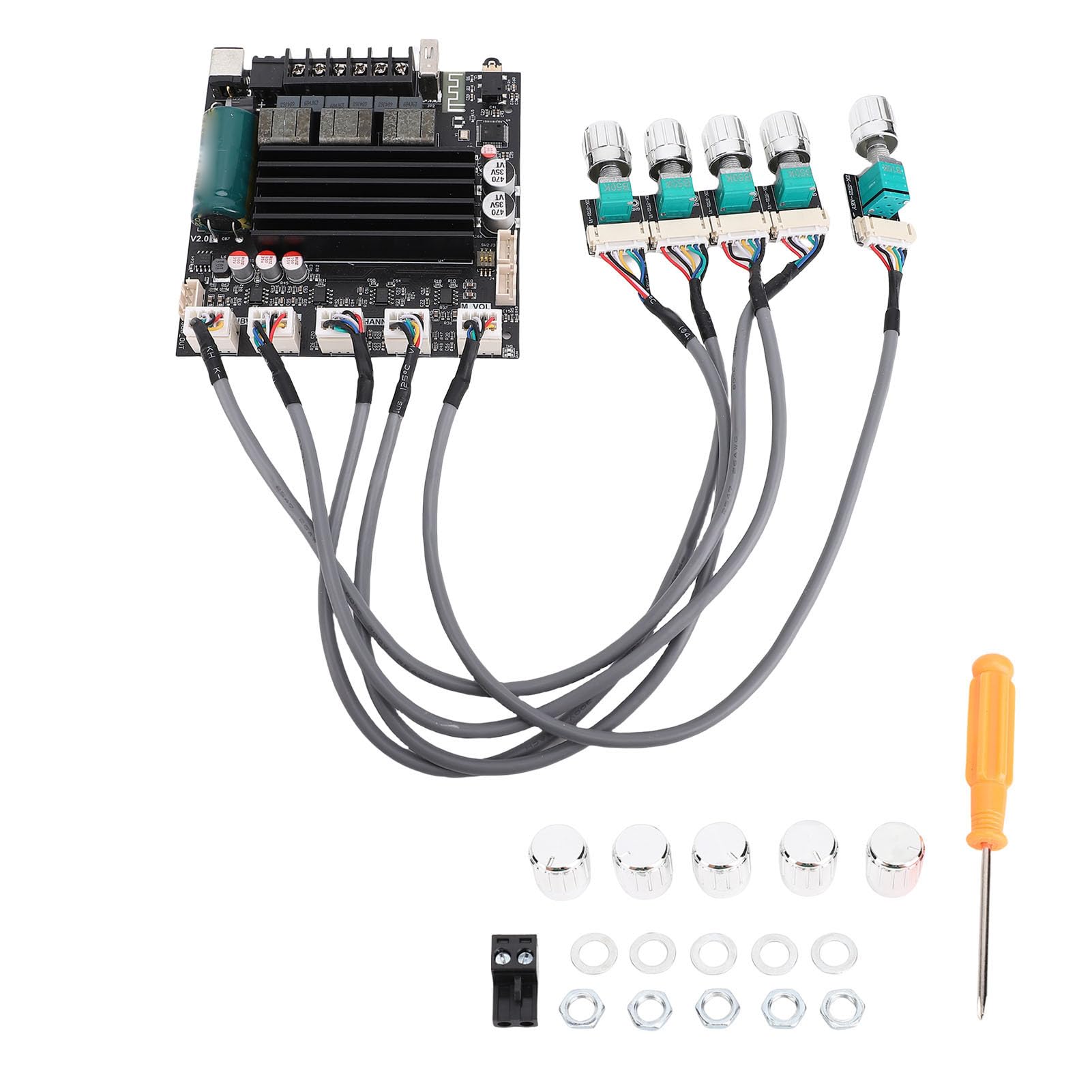 Płytka Wzmacniacza Cyfrowego BT 2.1 kanał 100W+100W+200W TPA3221
