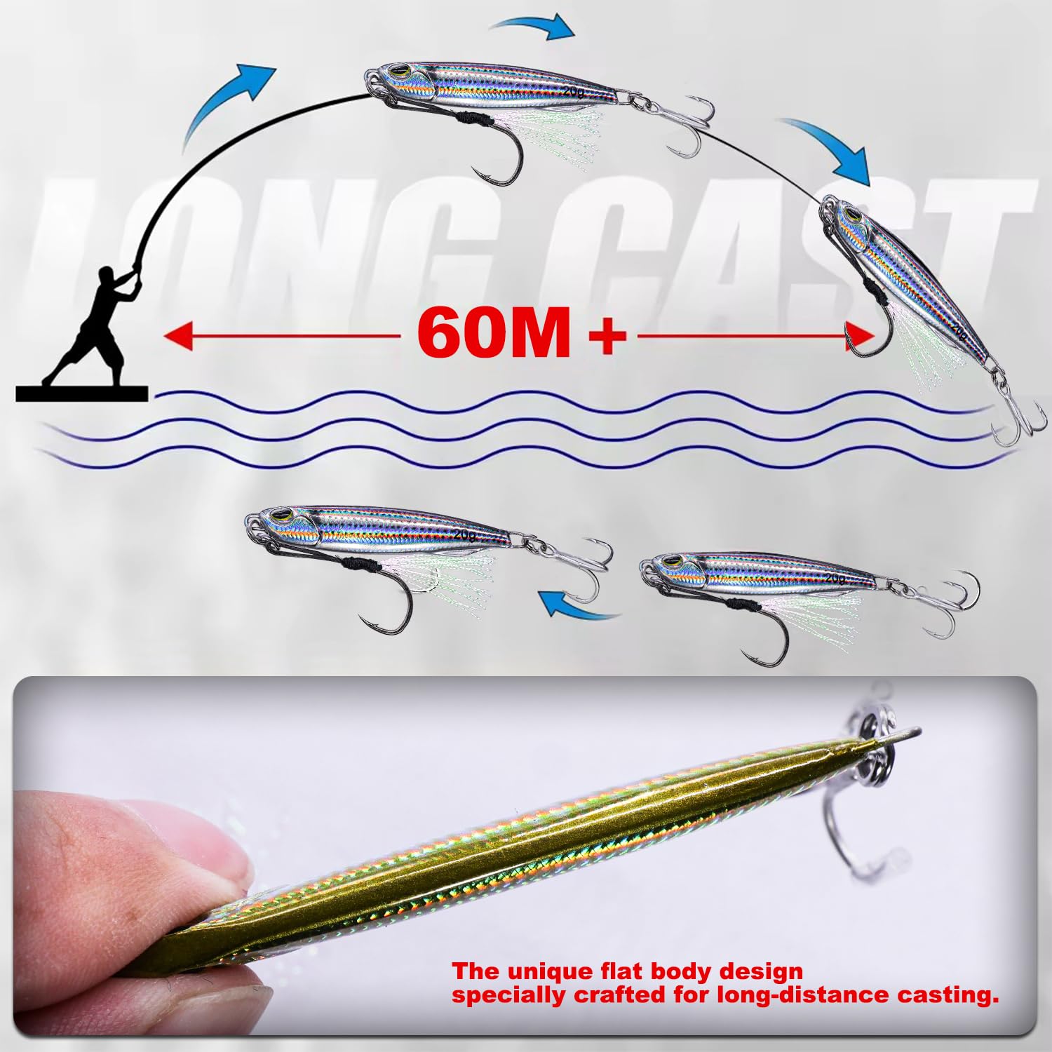 ESCA DA PESCA d'acqua dolce e salata 10 cm 8 5 g basso esca a manovella