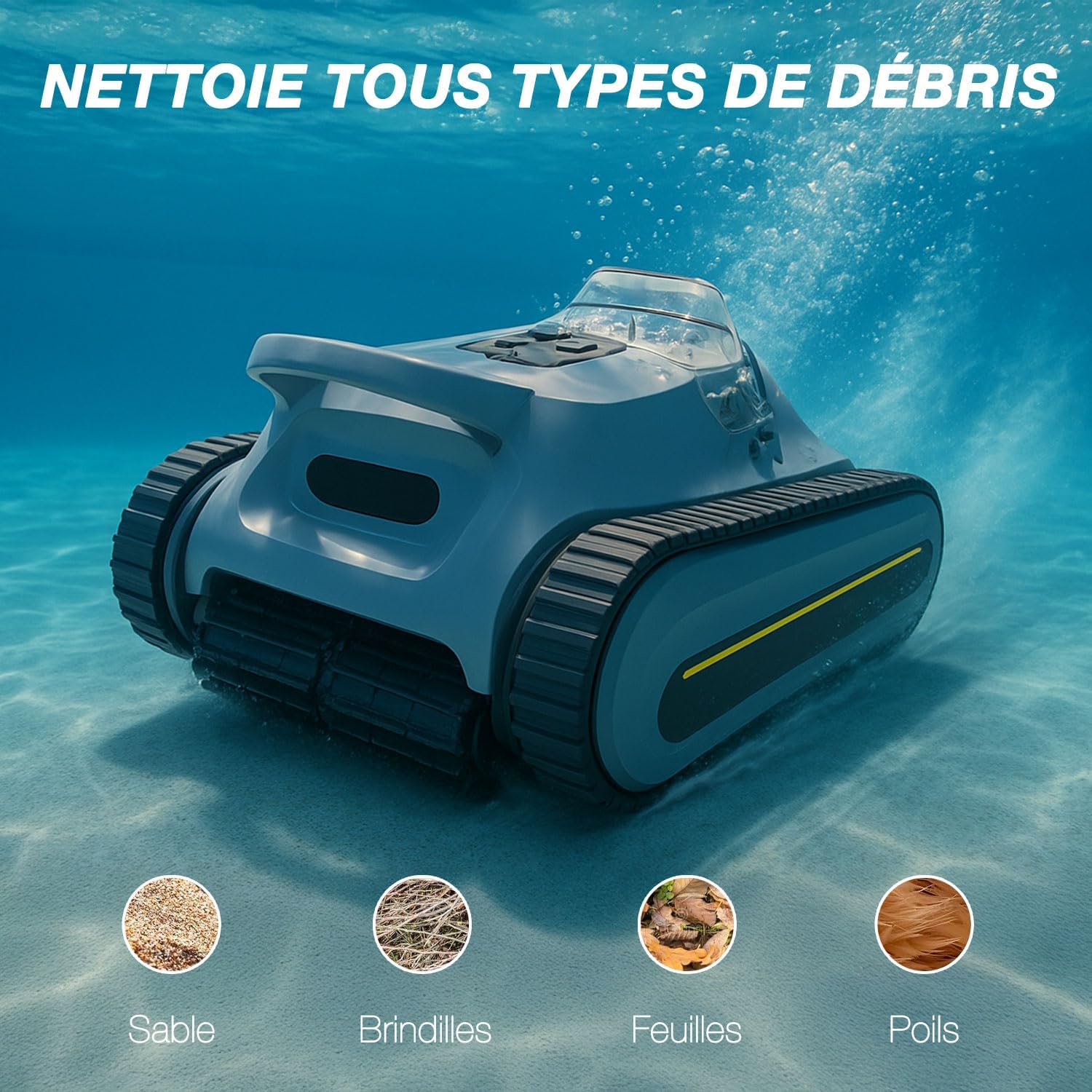 Seauto Abys 300 cleaning various types of debris