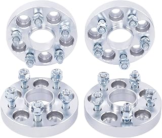 4pc 5x4.5 Hubcentric Wheel Spacers 1 Inch M12x1.5 Studs 67.1mm Hub