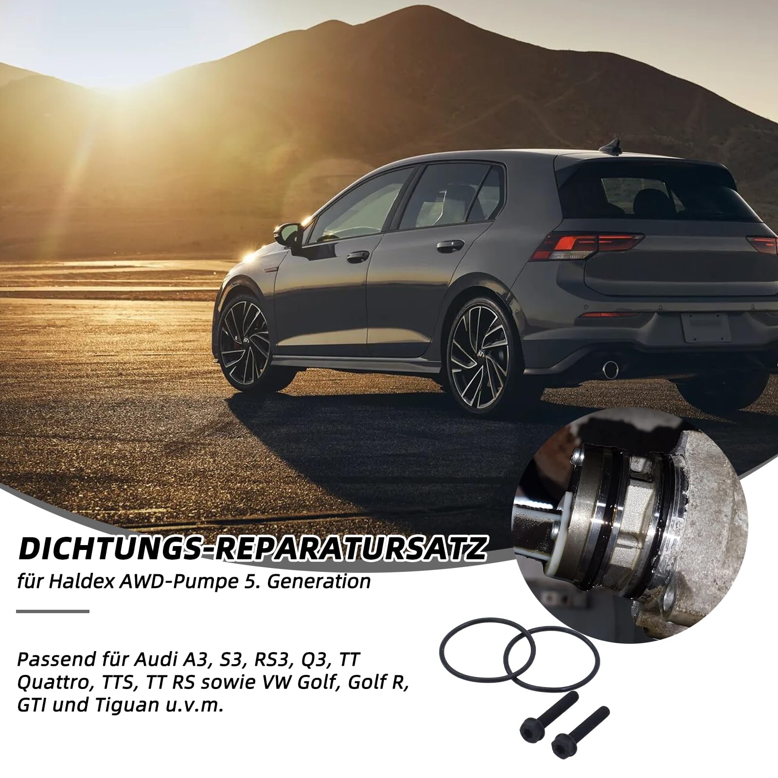 Pumpe Dichtungssatz 0CQ598305 Originalersatzteil 5. Generation Passend für Audi A3 S3 TT TTS VW Golf Alltrack OE:0CQ598305