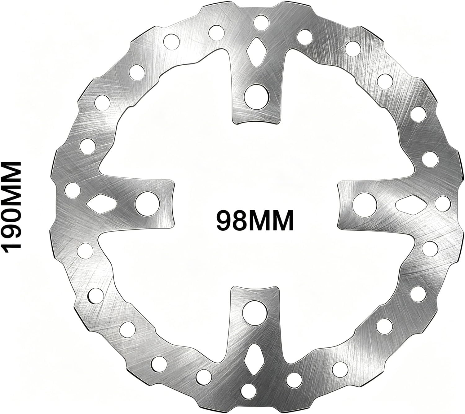 CHANGCHENG Electric Dirt Bike Brake Disc for Tutti Soleil 01,Stainless Steel Front and Rear Brake Disc Rotor for Tuttio Soleil01