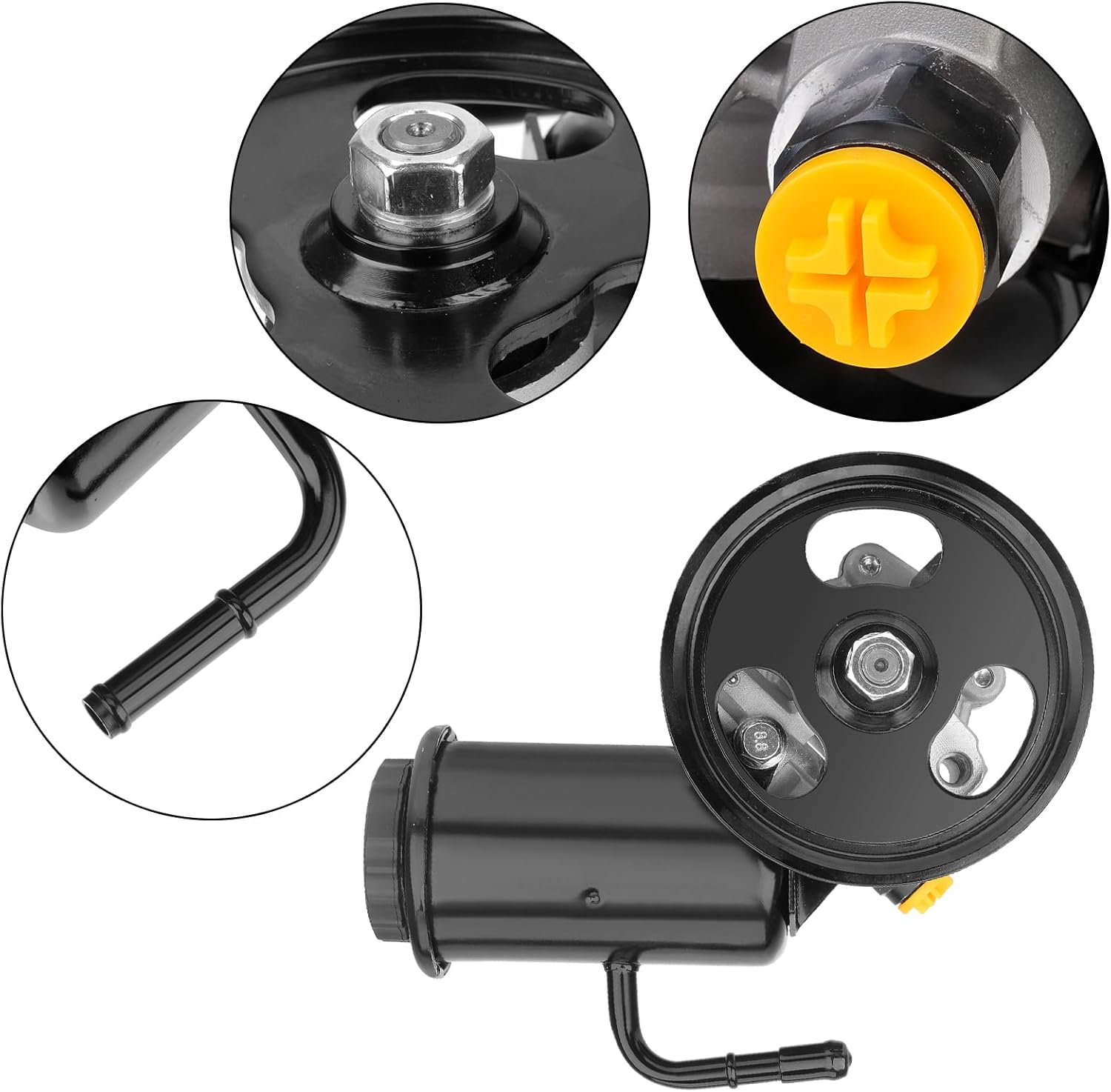 Power Steering Pump 21-5229 Replacement For 1996-2002 To/yo/ta 4Runner 3.4L,1995-1997 Toyota Tacoma 3.4L,1998-2004 To/yo/ta Tacoma 4432004050, 4432004051, 4432004052