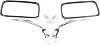 Motorcycle Rear View Side Mirrors for Harley Davidson Honda Suzuki Yamaha Kawasaki