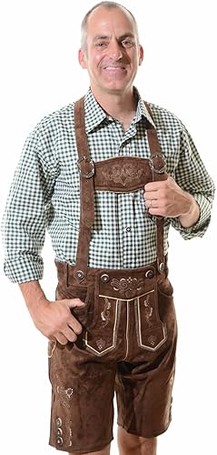 Miniatura 5 de Disfraz de Lederhosen auténtico Oktoberfest Lederhosen GEORG