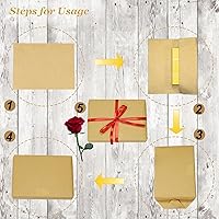 Vista 7 de 100 hojas de papel de seda kraft Artdly de 14 x 20 pulgadas, papel de regalo de estraza a granel para bodas, cumpleaños, proyectos de bricolaje