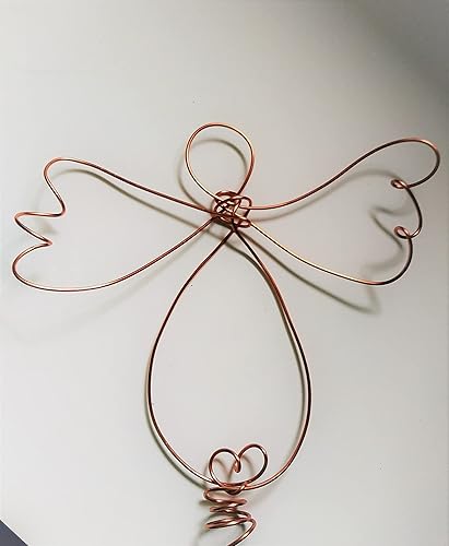 Miniatura 4 de Copper Tree Topper Angel For Rustic Christmas Decorating Home or Office