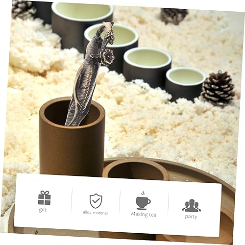 Miniatura 5 de BRIGHTFUFU Pu'er Tea Pry Tea Cono de té Cuchillos de té de madera Ladrillo de hielo Té Palanca Puerh Pick Puerh Herramienta de té Pinza de té Aguja