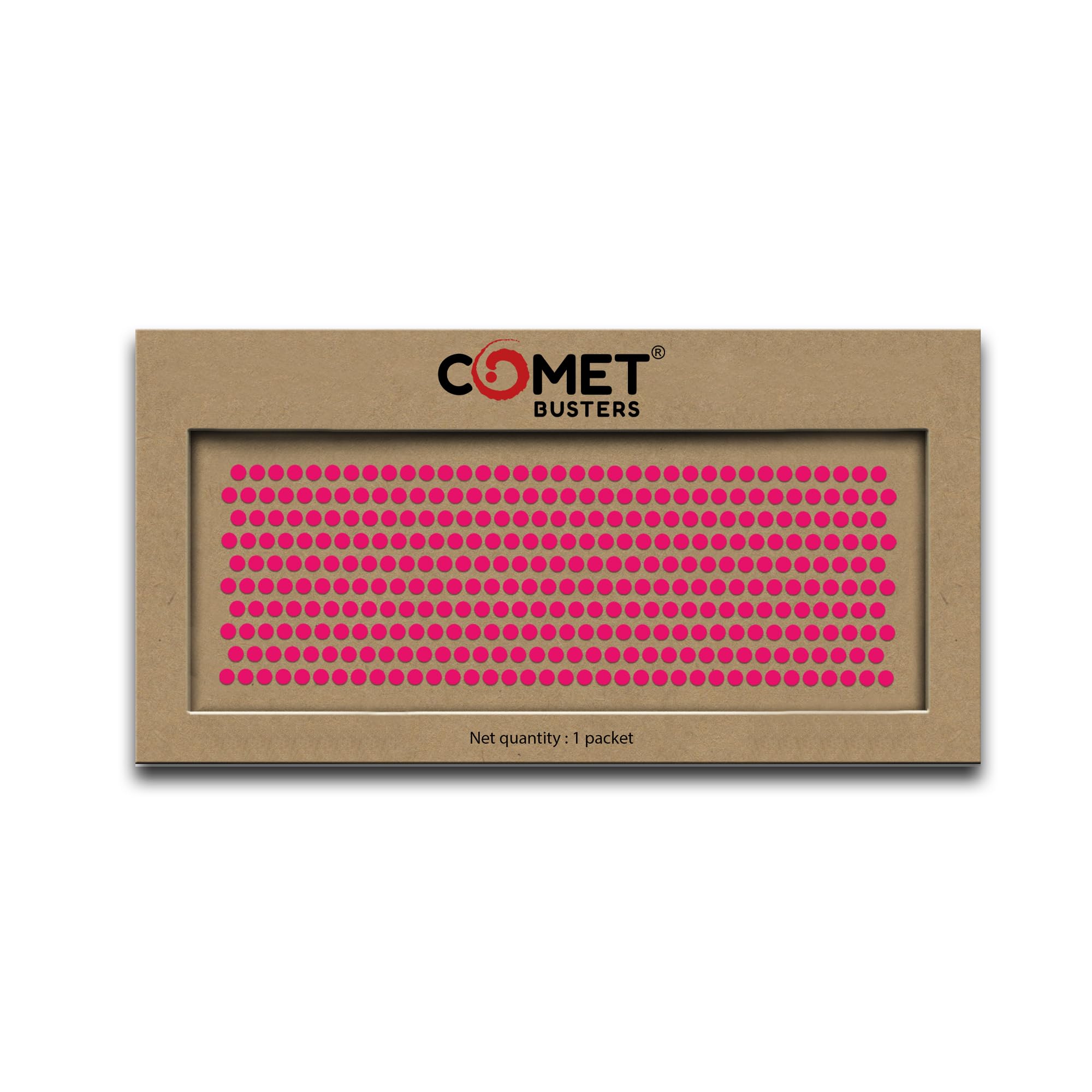 Comet Busters Beautiful Handcrafted Round Hot Pink Velvet Bindis (3 mm) (BIN2060)-picture-15