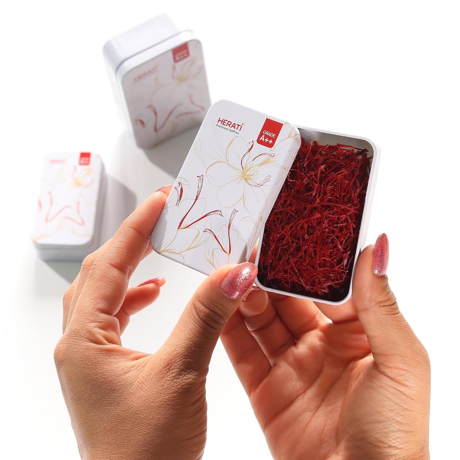 Herati Saffron 5 Grams Superior Saffron Threads, Premium Grade Super Negin, All-Red Saffron, Spice for All Culinary Uses Paella, Golden Rice, Coffee, Risotto, Teas, Milks