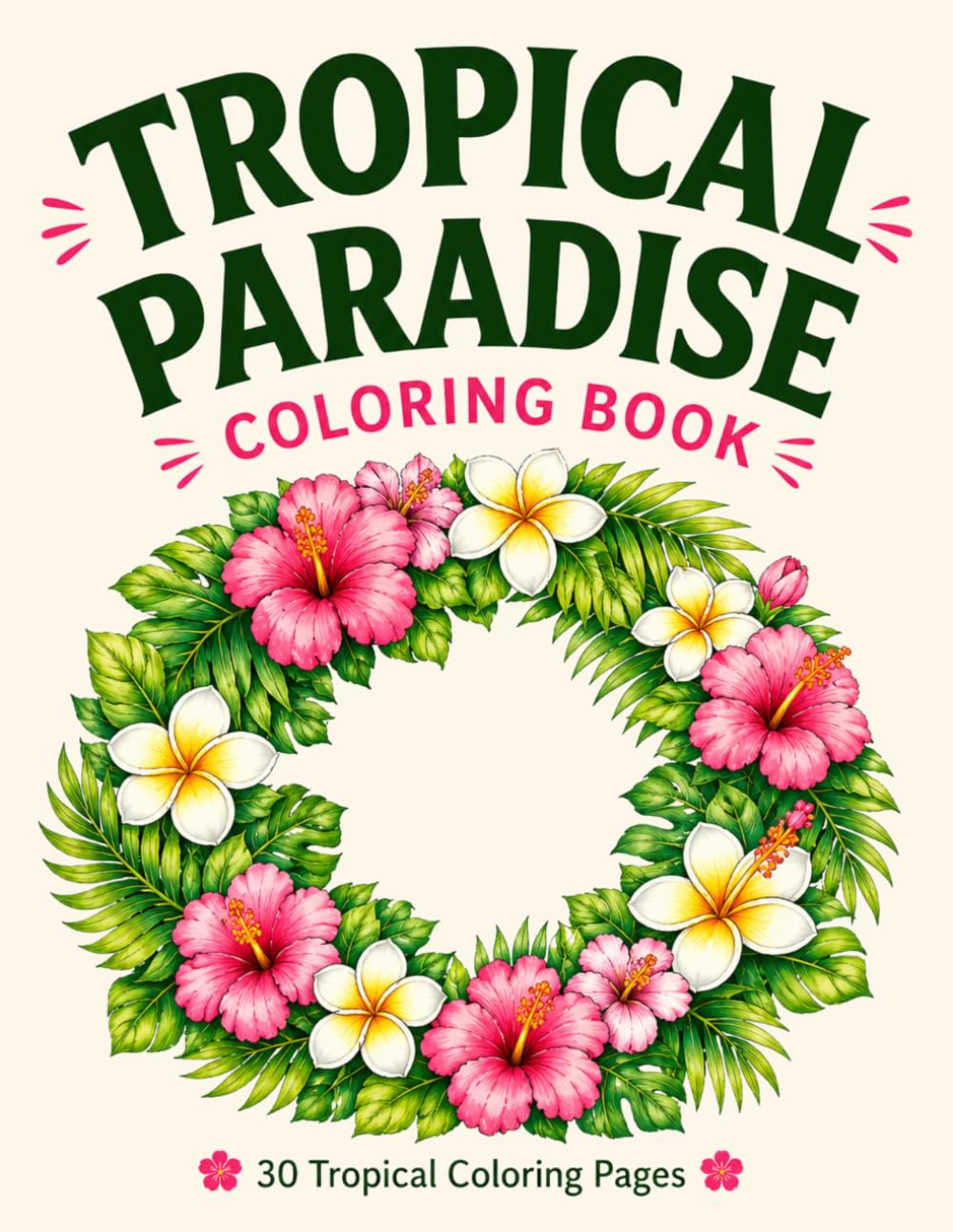 Tropical Paradise Coloring Book