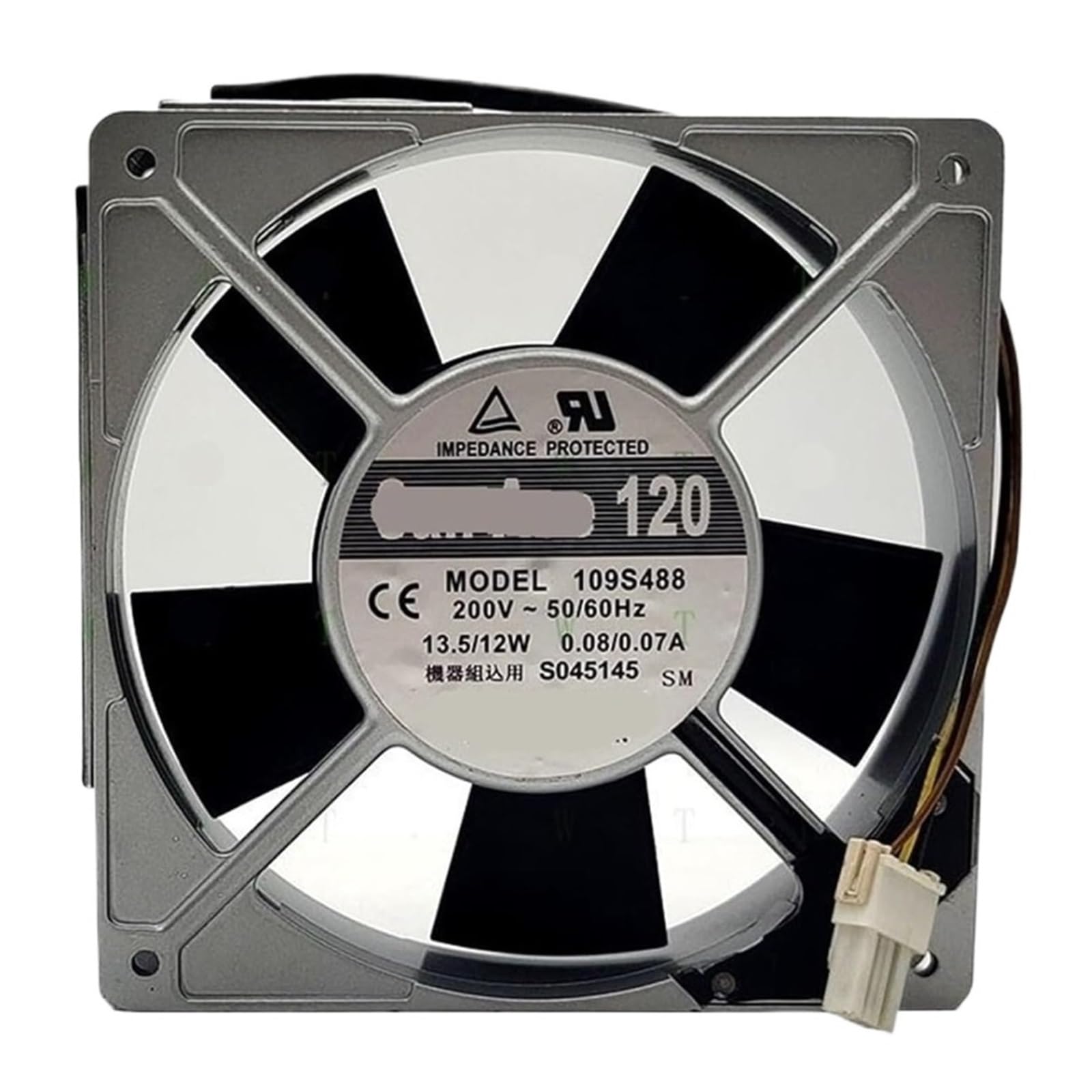YMUGUEGH 109S488 230V 0.08A 13.5/12W 12025 Fan