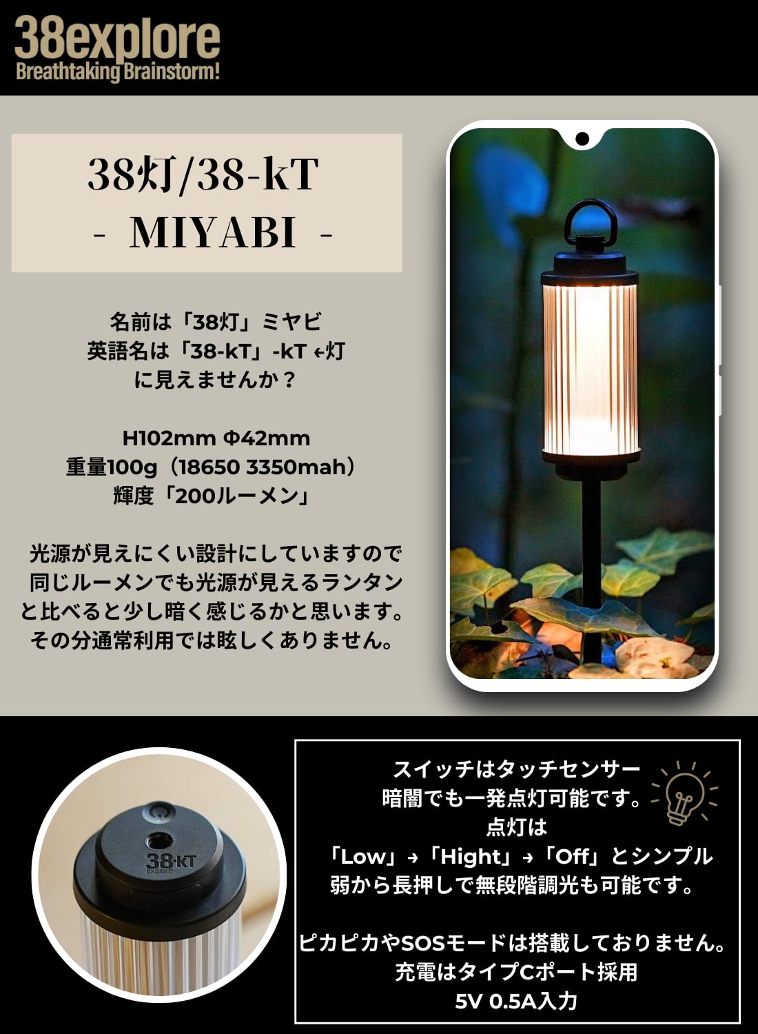 Amazon.co.jp: [38explore] 38灯 38-kT - MIYABI - Dリングセット