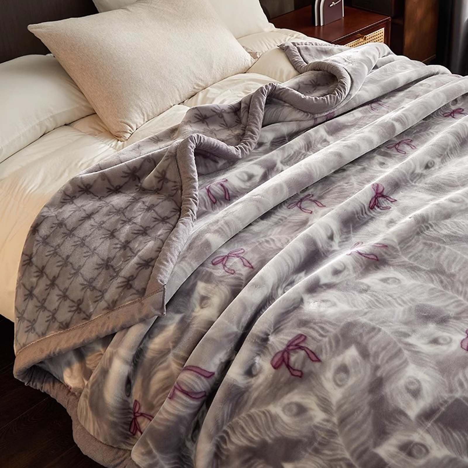 Manta De Felpa, Manta Suave, Manta Cálida – Manta para Cama Y Sofá con Tacto Aterciopelado, Calor Envolvente, Tela Transpirable Y Uso Versátil para Hogar, Descanso Diario