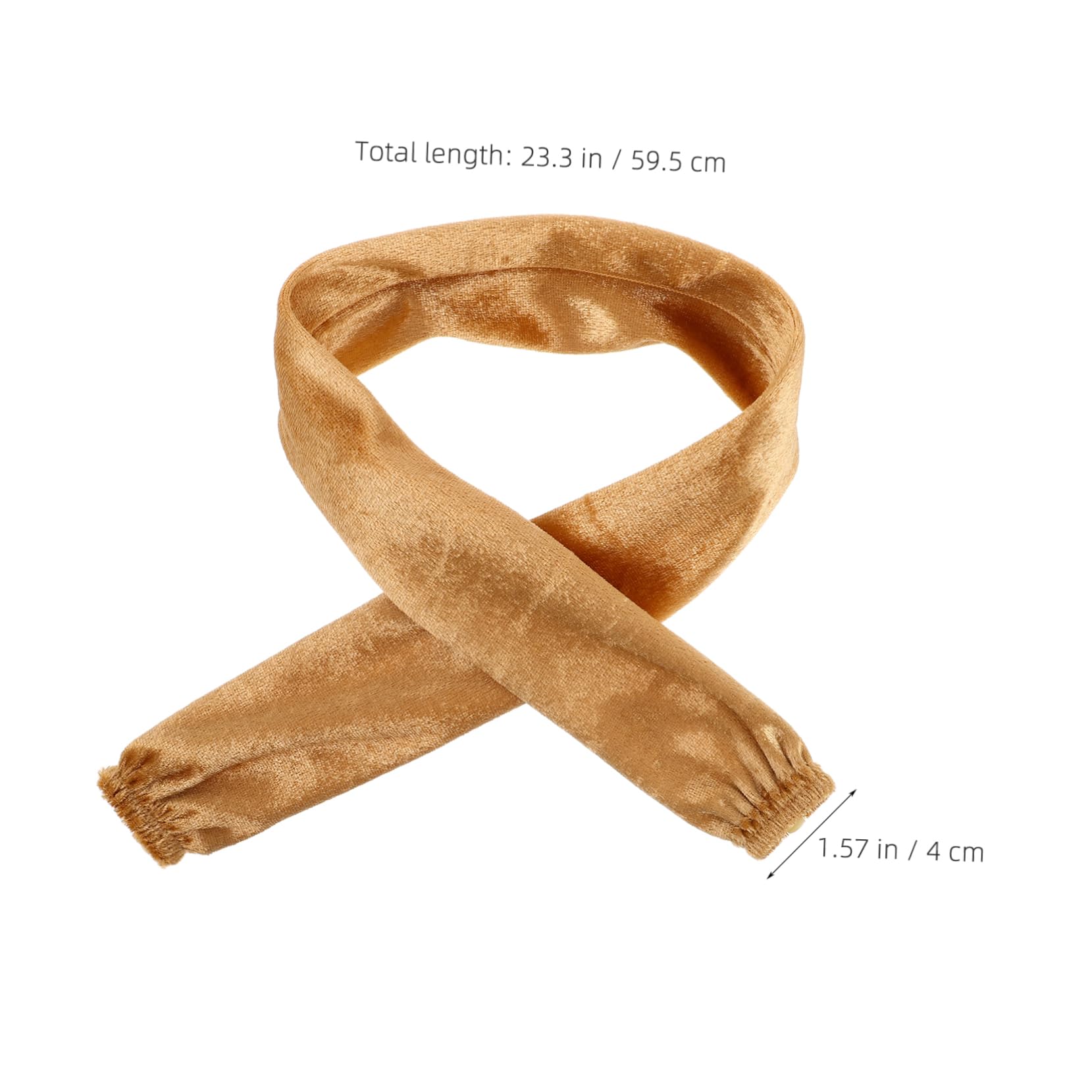 Happyyami Lamp Chain Velvet Cover Fabric Cord Cover with Zipper 0.6m Chandelier Cord Wrap for Home Office