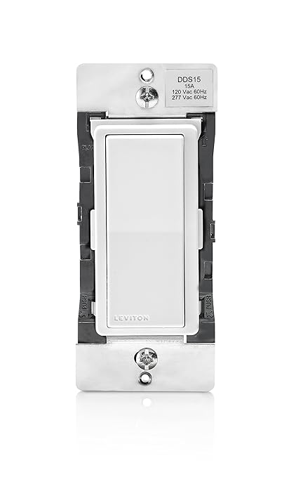 DDS15-BDZ 15 Amp Dual Voltage 120/277VAC Decora Digital Switch and Timer with Bluetooth Technology