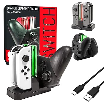 Orzly Nintendo Switch Joy Con Charging Dock (Switch)