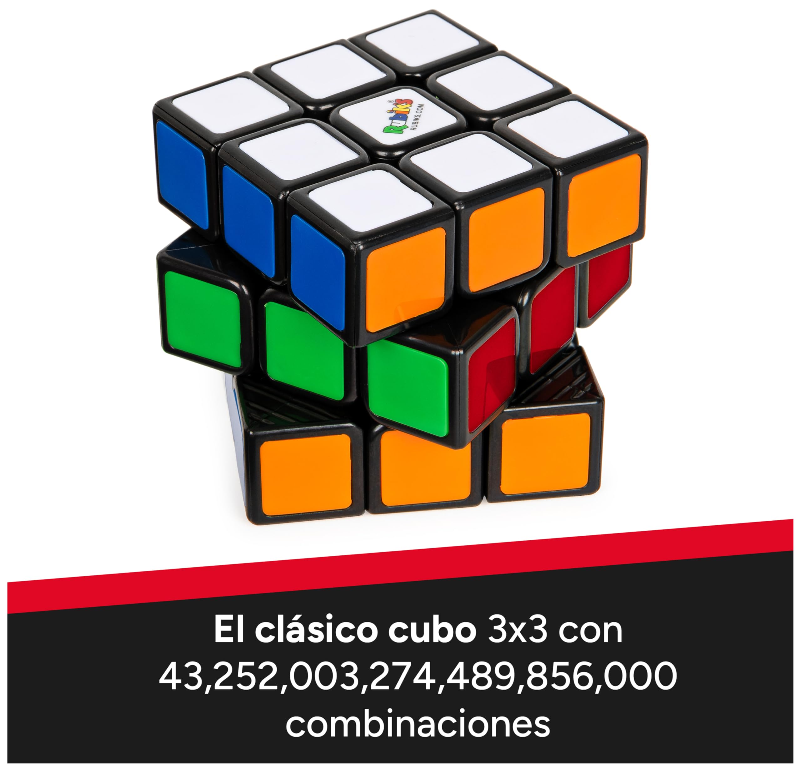 Rubiks - Cubo De Rubik Rápido Speed Cube - Rompecabezas Adultos Y Rompecabezas Niños | Rubik Cube De Bolsillo para Desafiar La Mente | Regalo Niño 8 Años O Más | Juegos Niños 8 Años