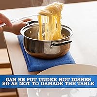 Vista 6 de Toallas quirúrgicas Huck de algodón, color: azul. 15" x 25" – Paquete de 12 piezas.