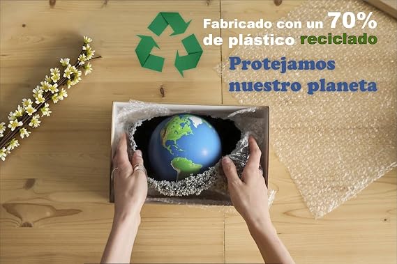 Bubble Roll Packaging 50 cm Width x 5 m Length – Paper Bubbles Packaging Perfect for Moving, Shipping – Transparent
