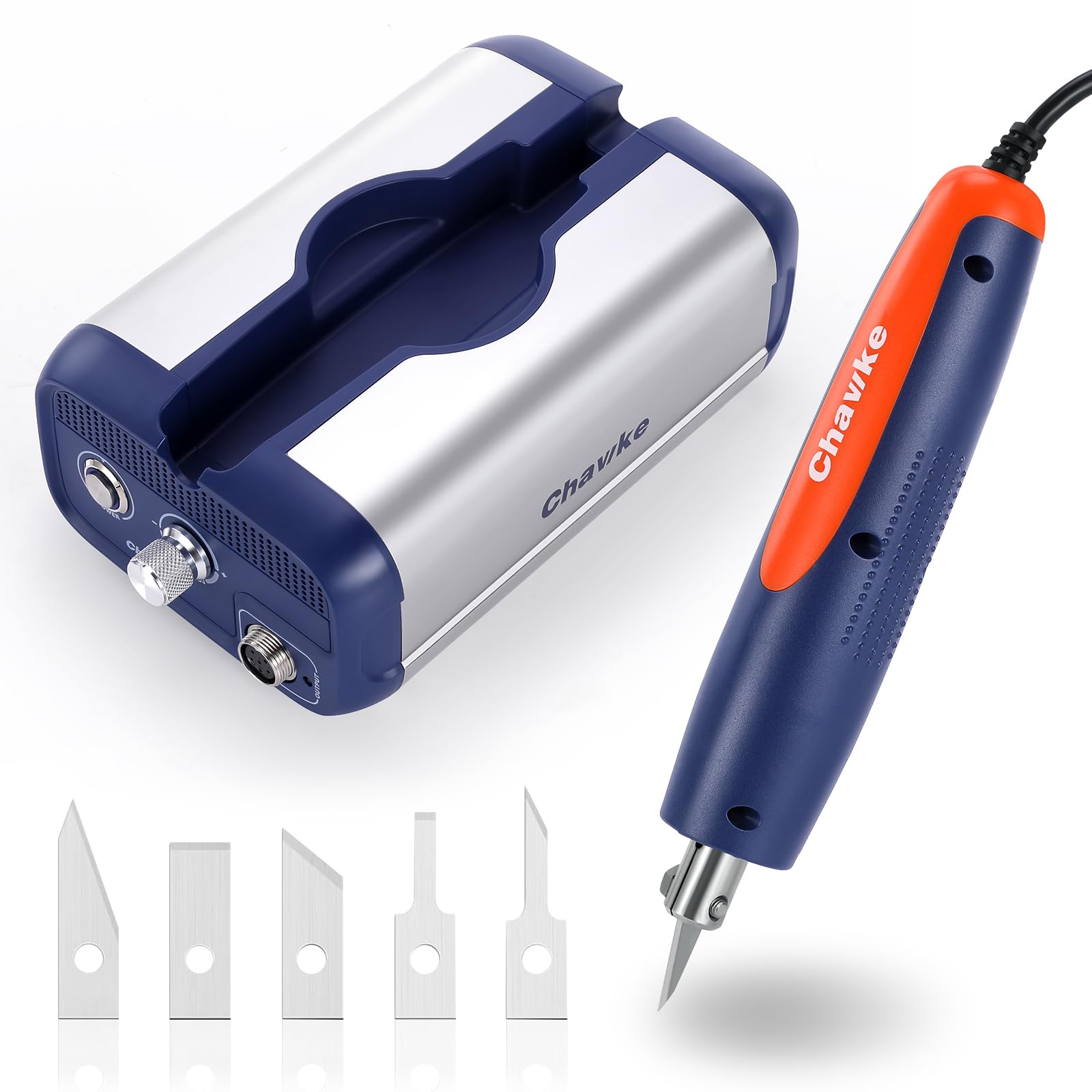 Photo 1 of Profession 65W Ultrasonic Cutter Knife 40kHz Vibration Cutting 3D Print Resin, Dental Model Plastic, PVC, Leather,Wood,Carbon fiber Acrylic Trimming Deburr DIY Power-driven Tools (Basic Version)